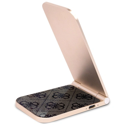 Buy Guess GUDCFAL4PEGW 2in1 inductive charger 15W 4G Pattern MagSafe brown - GUE3127 - {ean13} - Home Screen Store Europe