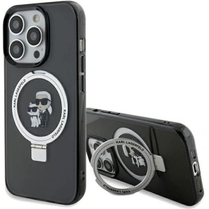 Kup Etui Karl Lagerfeld KLHMP14LHMRSKCK Apple iPhone 14 Pro hardcase Ring Stand Karl&Choupettte MagSafe czarny/black - KLD1854 - {ean13} - Sklep Home Screen