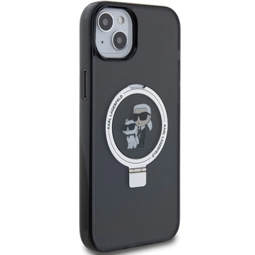 Kup Karl Lagerfeld Apple Carcasă KLHMP14SHMRSKCK iPhone 14 / 15 hardcase Ring Stand Karl&Choupettte MagSafe negru/negru - KLD1856 - {ean13} - Sklep Home Screen