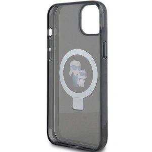 Kup Etui Karl Lagerfeld KLHMP14SHMRSKCK Apple iPhone 14 / 15 hardcase Ring Stand Karl&Choupettte MagSafe czarny/black - KLD1856 - {ean13} - Sklep Home Screen