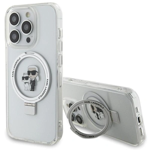 Kup Etui Karl Lagerfeld KLHMP14XHMRSKCH Apple iPhone 14 Pro Max hardcase Ring Stand Karl&Choupettte MagSafe bílý/white - KLD1857 - {ean13} - Sklep Home Screen