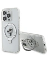 Etui Karl Lagerfeld KLHMP14XHMRSKCH Apple iPhone 14 Pro Max hardcase Ring Stand Karl&Choupettte MagSafe bílý/white