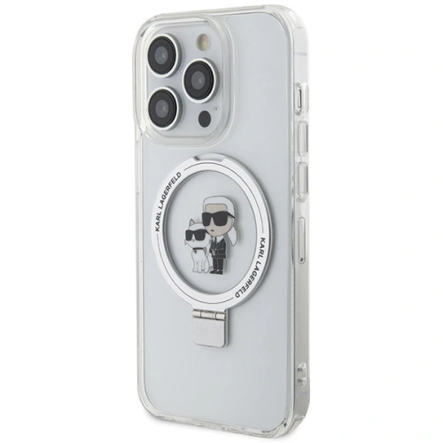 Kup Etui Karl Lagerfeld KLHMP14XHMRSKCH Apple iPhone 14 Pro Max hardcase Ring Stand Karl&Choupettte MagSafe bílý/white - KLD1857 - {ean13} - Sklep Home Screen