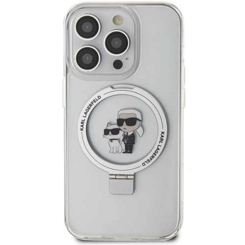 Kup Etui Karl Lagerfeld KLHMP14XHMRSKCH Apple iPhone 14 Pro Max hardcase Ring Stand Karl&Choupettte MagSafe bílý/white - KLD1857 - {ean13} - Sklep Home Screen