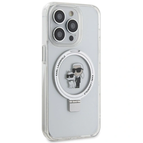 Kup Case Karl Lagerfeld KLHMP14XHMRSKCH Apple iPhone 14 Pro Max Hardcase Ring Stand Karl&Choupettte MagSafe weiß/white - KLD1857 - {ean13} - Sklep Home Screen