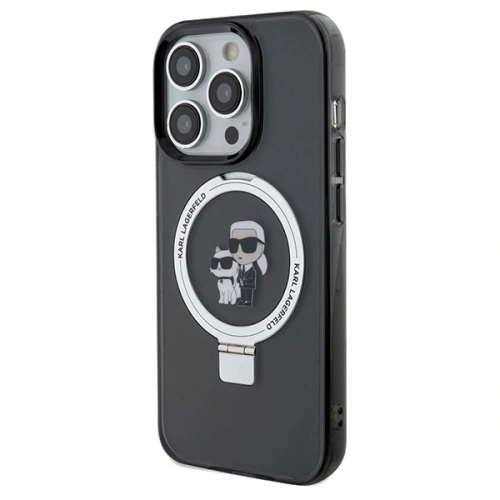 Kup Etui Karl Lagerfeld KLHMP14XHMRSKCK Apple iPhone 14 Pro Max hardcase Ring Stand Karl&Choupettte MagSafe czarny/black - KLD1858 - {ean13} - Sklep Home Screen