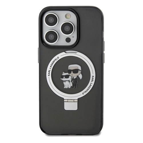 Kup Etui Karl Lagerfeld KLHMP14XHMRSKCK Apple iPhone 14 Pro Max hardcase Ring Stand Karl&Choupettte MagSafe czarny/black - KLD1858 - {ean13} - Sklep Home Screen