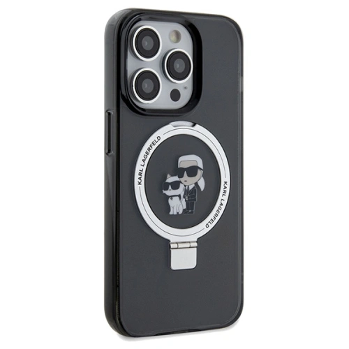 Kup Etui Karl Lagerfeld KLHMP14XHMRSKCK Apple iPhone 14 Pro Max hardcase Ring Stand Karl&Choupettte MagSafe černý/black - KLD1858 - {ean13} - Sklep Home Screen