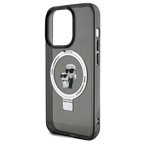 Kup Etui Karl Lagerfeld KLHMP14XHMRSKCK Apple iPhone 14 Pro Max hardcase Ring Stand Karl&Choupettte MagSafe czarny/black - KLD1858 - {ean13} - Sklep Home Screen
