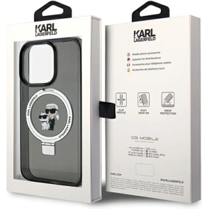 Kup Etui Karl Lagerfeld KLHMP14XHMRSKCK Apple iPhone 14 Pro Max hardcase Ring Stand Karl&Choupettte MagSafe černý/black - KLD1858 - {ean13} - Sklep Home Screen