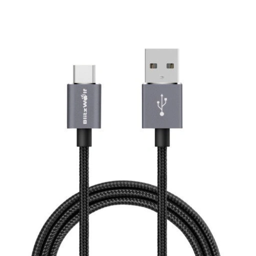Kup Kabel USB typu C BlitzWolf BW-TC3 2,5m černý - BLZ089BLK - {ean13} - Sklep Home Screen
