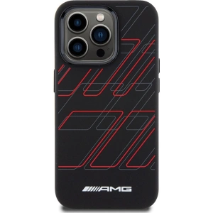 Buy AMG AMHMP15X23SSPK Apple iPhone 15 Pro Max hardcase Silicone Large Rhombuses Pattern MagSafe black - MRS94 - {ean13} - Home Screen Store Europe