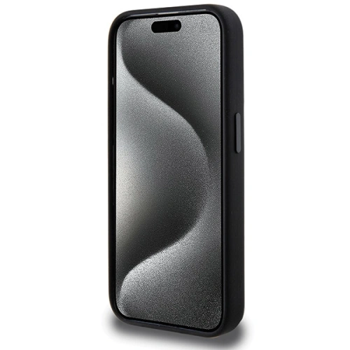 Kup Apple Caz AMG AMHMP15X23SSPK iPhone 15 Pro Max hardcase Silicone Large Rhombuses Pattern MagSafe negru / negru - MRS94 - {ean13} - Sklep Home Screen