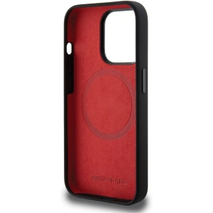 Kup Etui AMG AMHMP15X23SSPK Apple iPhone 15 Pro Max kemény tok Szilikon Nagy Rombusz Minta MagSafe fekete/black - MRS94 - {ean13} - Sklep Home Screen