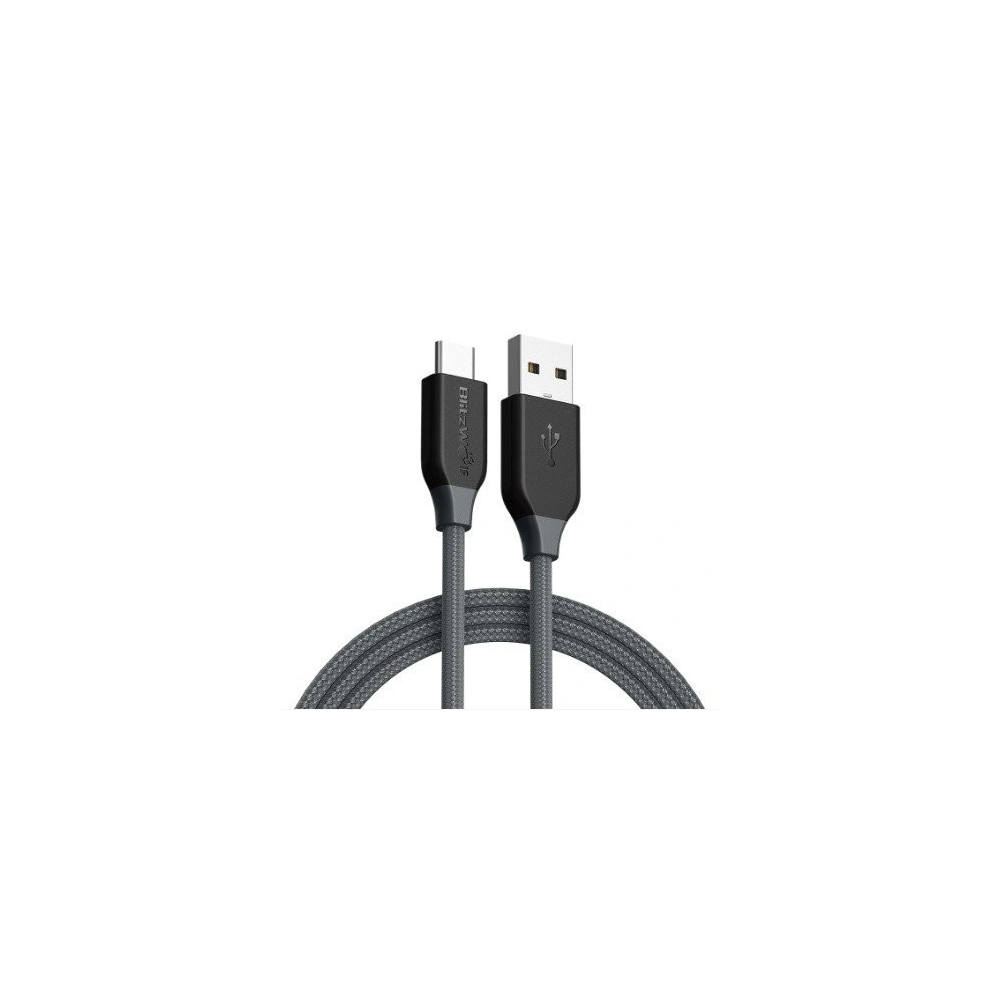 Kabel USB 2.0 typu C AmpCore Kevlar BlitzWolf BW-TC5 1m, czarny