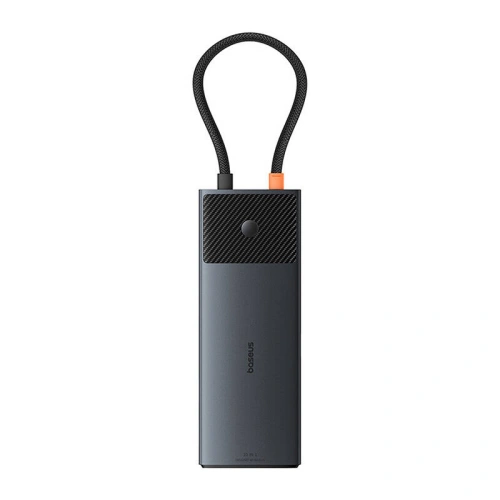 Kup Adapter 10w1 Baseus Hub USB-C / 2xHDMI, 3xUSB-A, USB-C, RJ45, SD/TF, PD (schwarz) - BSU4794 - {ean13} - Sklep Home Screen