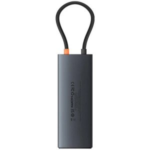 Kup Adapter 10w1 Baseus Hub USB-C / 2xHDMI, 3xUSB-A, USB-C, RJ45, SD/TF, PD (schwarz) - BSU4794 - {ean13} - Sklep Home Screen