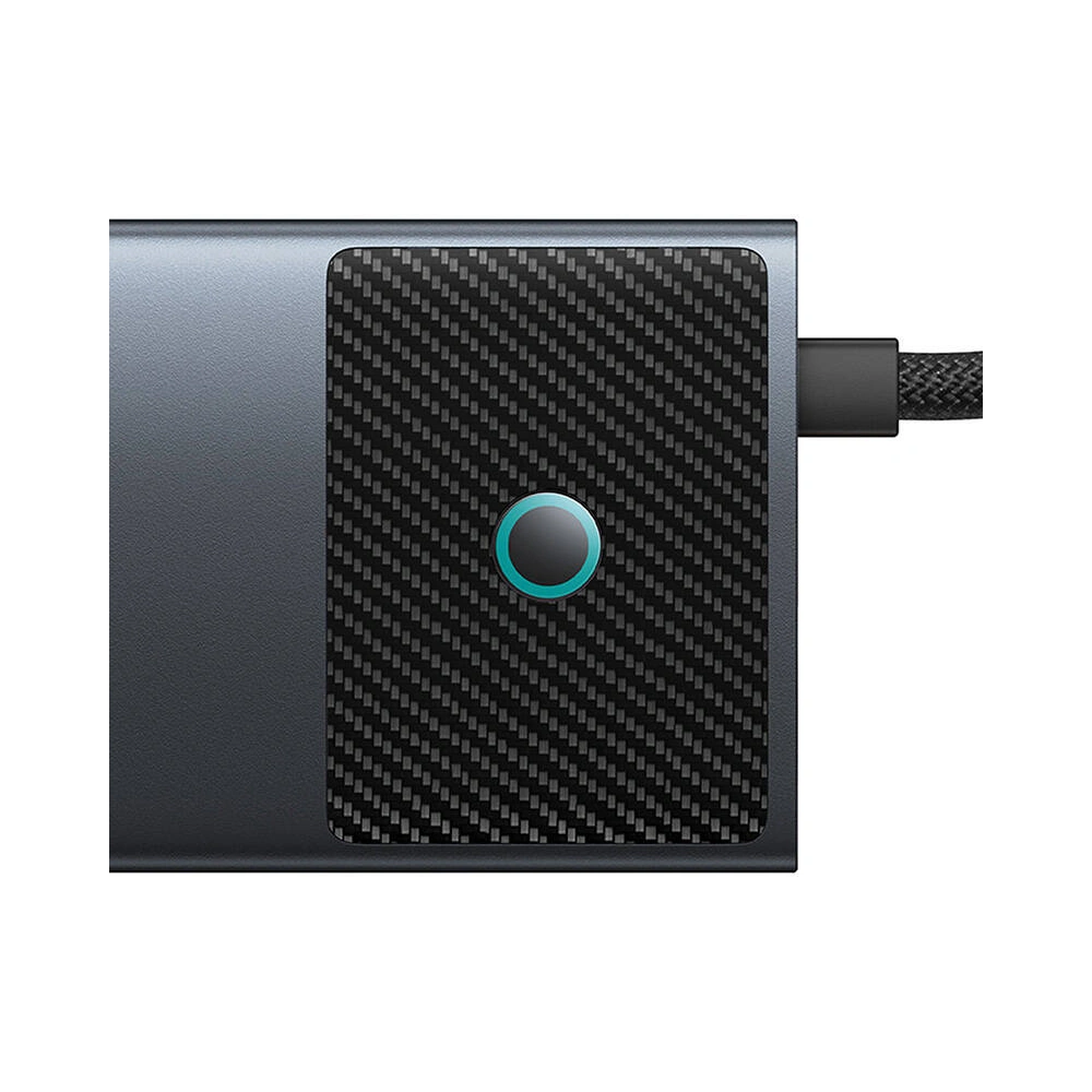 Adapter 10w1 Baseus hub USB-C / 2xHDMI, 3xUSB-A, USB-C, RJ45, SD/TF, PD (czarny)