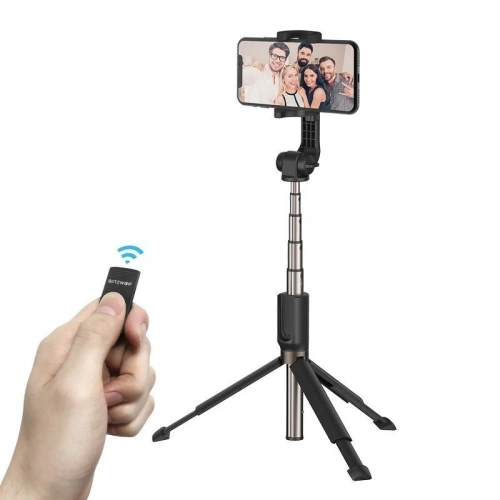 Kup Selfie Stick stativ 3w1 BlitzWolf BW-BS4 negru - BLZ095BLK - {ean13} - Sklep Home Screen