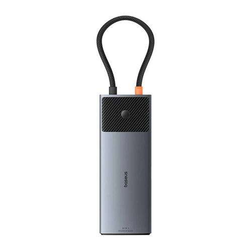 Kup Adapter 10w1 Baseus Hub USB-C / 2xHDMI, 3xUSB-A, USB-C, RJ45, SD/TF, PD (grau) - BSU4795 - {ean13} - Sklep Home Screen