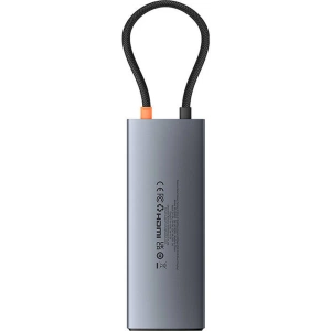 Adapter 10w1 Baseus hub USB-C / 2xHDMI, 3xUSB-A, USB-C, RJ45, SD/TF, PD  (szary)
