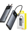 Kup Adapter 10w1 Baseus Hub USB-C / 2xHDMI, 3xUSB-A, USB-C, RJ45, SD/TF, PD (grau) - BSU4795 - {ean13} - Sklep Home Screen