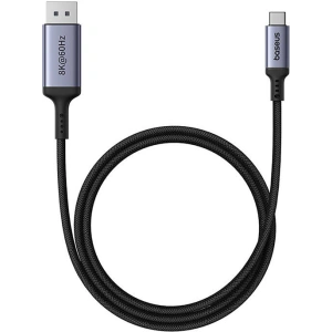 Adapter Baseus USB-C / DisplayPort 1,5m (czarny)