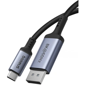 Adapter Baseus USB-C / DisplayPort 1,5m (czarny)