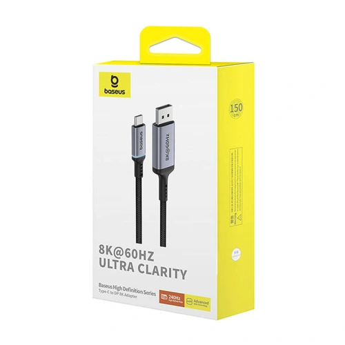 Kup Adaptér Baseus USB-C / DisplayPort 1,5m (černý) - BSU4796 - {ean13} - Sklep Home Screen