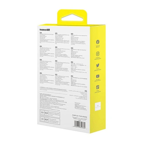 Kup Adaptér Baseus USB-C / DisplayPort 1,5m (černý) - BSU4796 - {ean13} - Sklep Home Screen