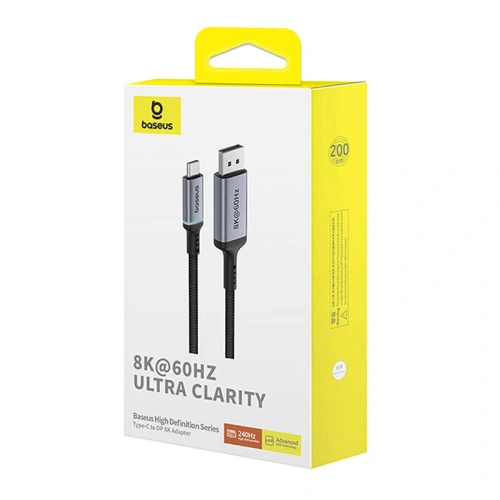 Kup Adapter Baseus USB-C / DisplayPort 2m (fekete) - BSU4797 - {ean13} - Sklep Home Screen