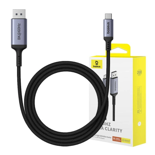 Kup Adapter Baseus USB-C / DisplayPort 2m (fekete) - BSU4797 - {ean13} - Sklep Home Screen