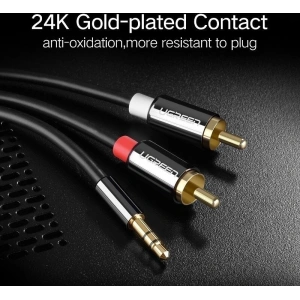 Przewód 3,5mm Jack do 2RCA (Cinch) UGREEN 2m 