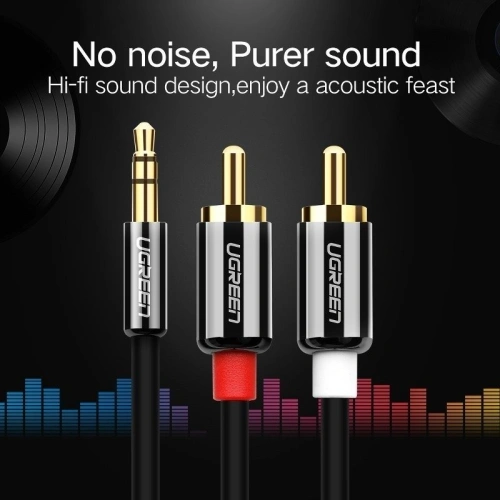 Buy 3,5mm Jack do 2RCA Cable (Cinch) UGREEN 3m - UGR092 - {ean13} - Home Screen Store Europe