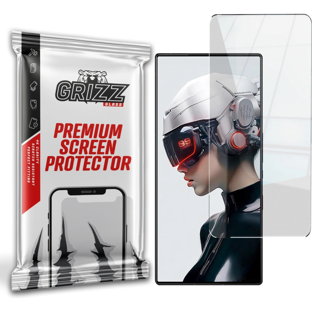 Szkło hybrydowe GrizzGlass HybridGlass do ZTE Nubia Red Magic 9 Pro Plus