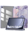 Etui Tech-Protect SmartCase Pen Hybrid Samsung Galaxy Tab A9+ Plus 11.0 X210 / X215 / X216 Fialová mramorová