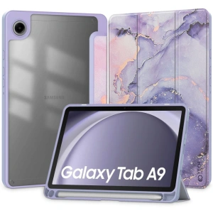 Tech-Protect SmartCase Pen Hybrid Samsung Galaxy Tab A9 8.7 X110 / X115 Violet Marble