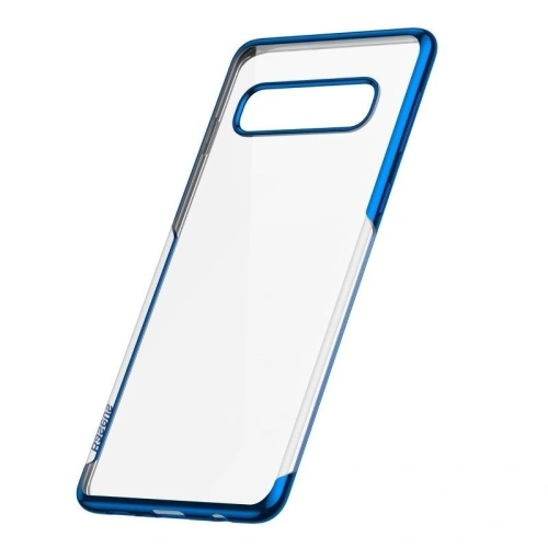 Kup Etui transparent Baseus Shining Case pentru Samsung Galaxy S10 Plus (albastru) - BSU552BLU - {ean13} - Sklep Home Screen