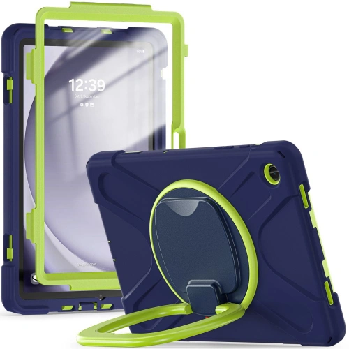 Kup Tech-Protect Samsung Husă X-Armor Galaxy Tab A9+ Plus 11.0 X210 / X215 / X216 Navy Lime - THP2486 - {ean13} - Sklep Home Screen