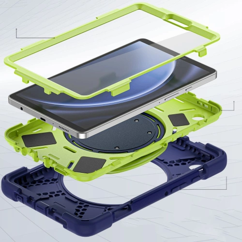 Kup Etui Tech-Protect X-Armor Samsung Galaxy Tab A9 8.7 X110 / X115 Navy Lime - THP2488 - {ean13} - Sklep Home Screen
