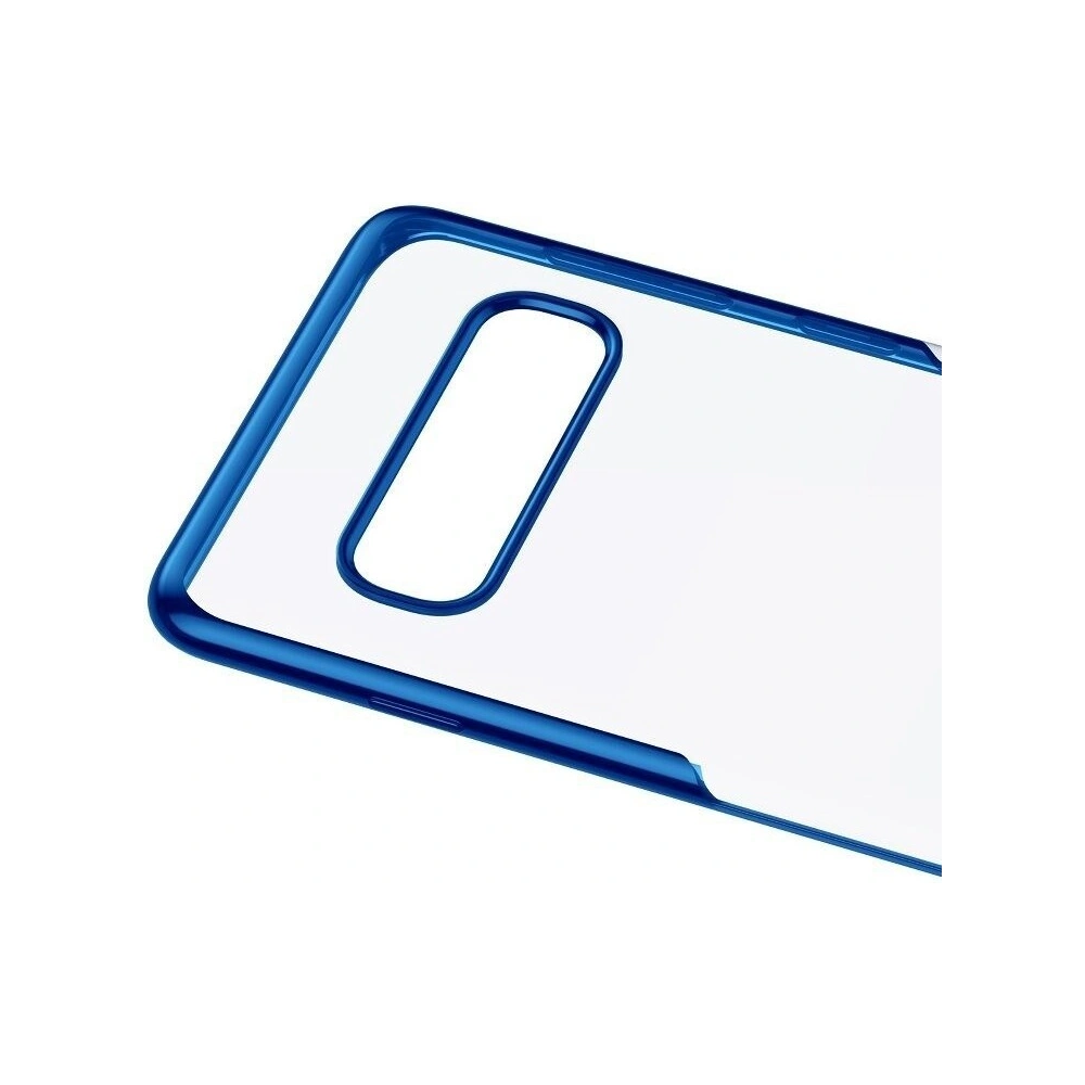 Przezroczyste etui Baseus Shining Case do Samsung Galaxy S10 Plus (niebieskie)