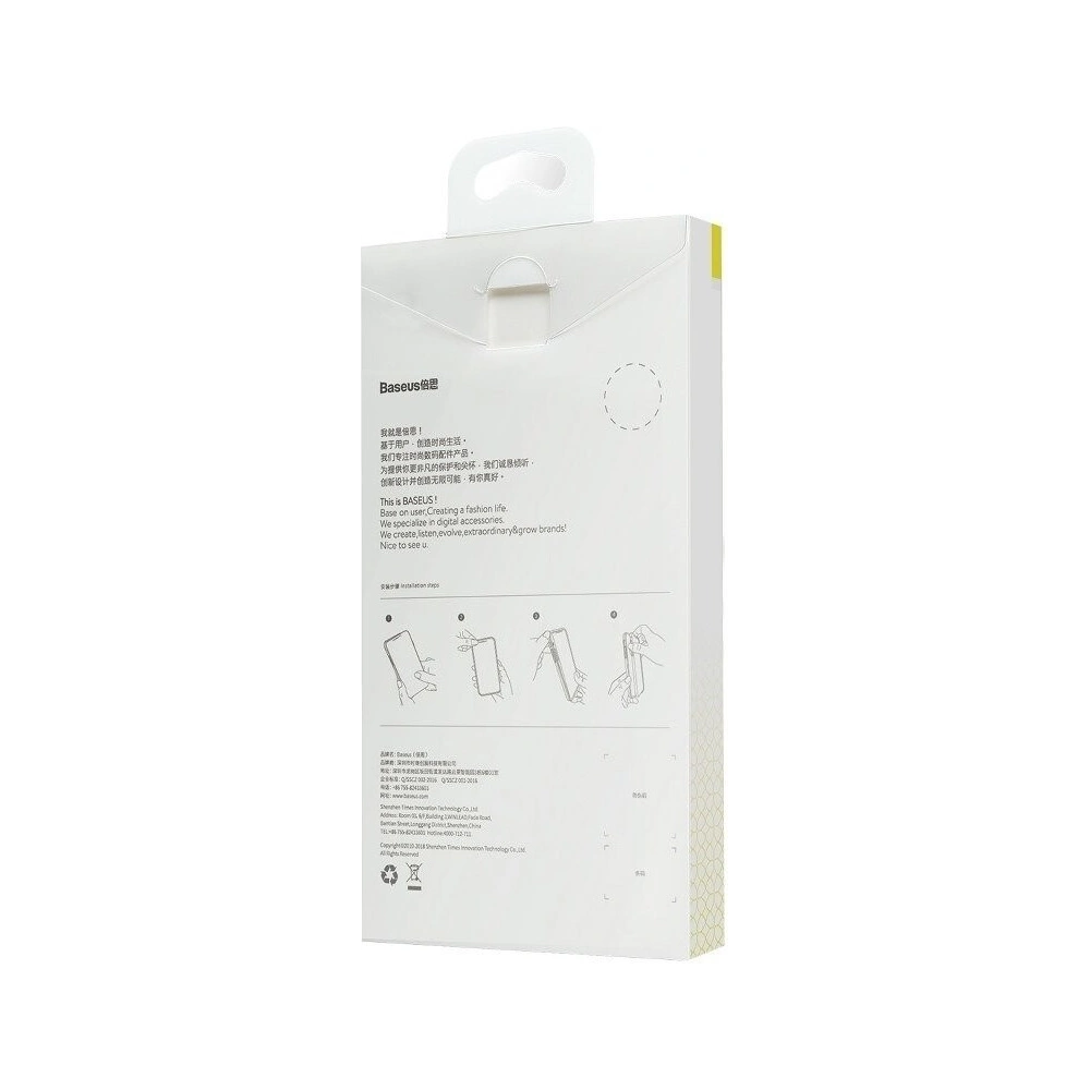 Przezroczyste etui Baseus Shining Case do Samsung Galaxy S10 Plus (niebieskie)