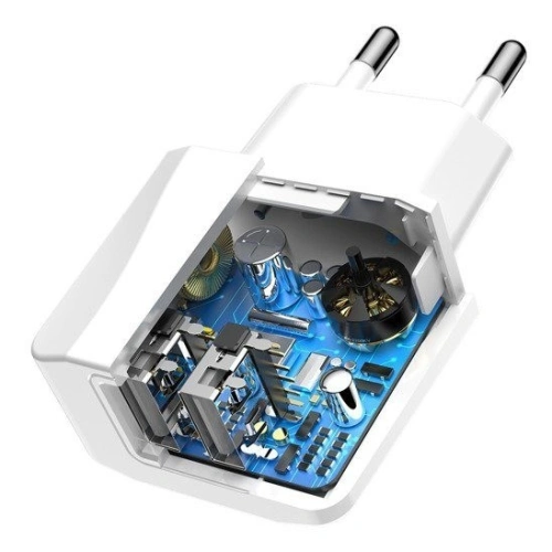 Kup Mini hálózati töltő Baseus 2x USB - fehér - BSU553WHT - {ean13} - Sklep Home Screen