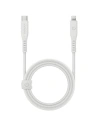 1.5m ENERGEA Flow C94 USB-C / Lightning cablu MFI, 60W, 3A, PD, încărcare rapidă, alb/alb