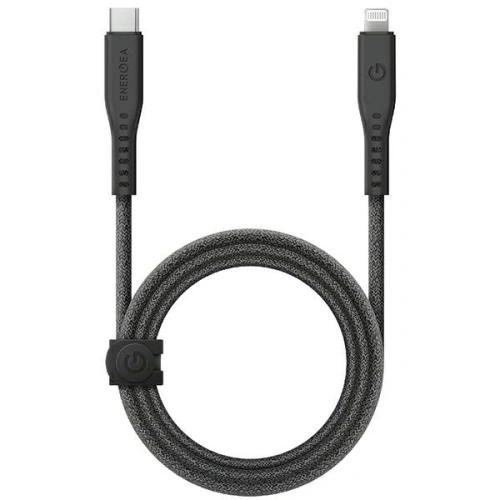 Kup Kabel ENERGEA Flow C94 USB-C / Lightning MFI, 60W, 3A, PD, Fast Charge, 1.5m schwarz/black - ENG119 - {ean13} - Sklep Home Screen