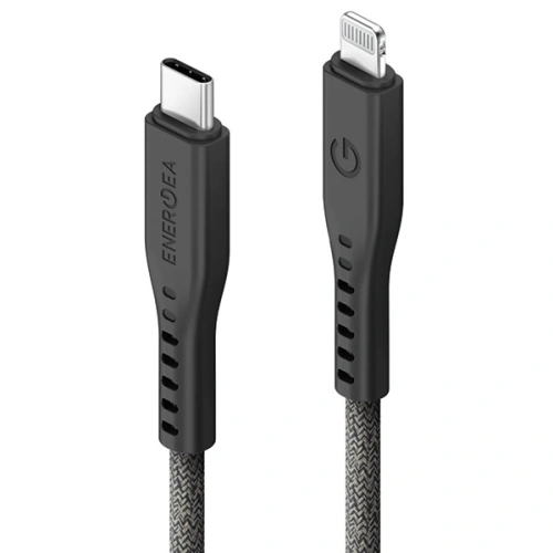 Kup Kabel ENERGEA Flow C94 USB-C / Lightning MFI, 60W, 3A, PD, Fast Charge, 1.5m schwarz/black - ENG119 - {ean13} - Sklep Home Screen