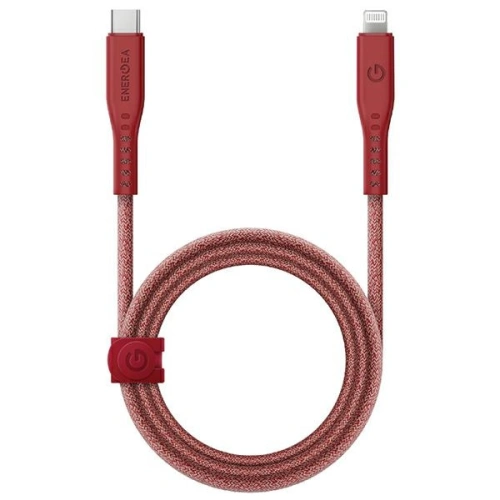 Kup Kabel ENERGEA Flow C94 USB-C / Lightning MFI, 60W, 3A, PD, Fast Charge, 1.5m červený/red - ENG120 - {ean13} - Sklep Home Screen