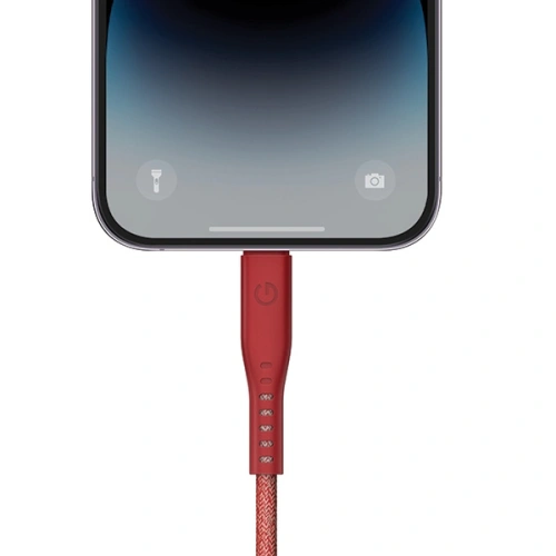 Kup Kabel ENERGEA Flow C94 USB-C / Lightning MFI, 60W, 3A, PD, Fast Charge, 1.5m czerwony/red - ENG120 - {ean13} - Sklep Home Screen