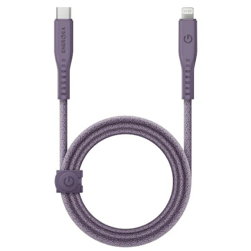 Kup 1.5m ENERGEA Flow C94 USB-C / Lightning cablu MFI, 60W, 3A, PD, încărcare rapidă, violet/violet - ENG121 - {ean13} - Sklep Home Screen