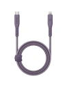 1.5m ENERGEA Flow C94 USB-C / Lightning cablu MFI, 60W, 3A, PD, încărcare rapidă, violet/violet